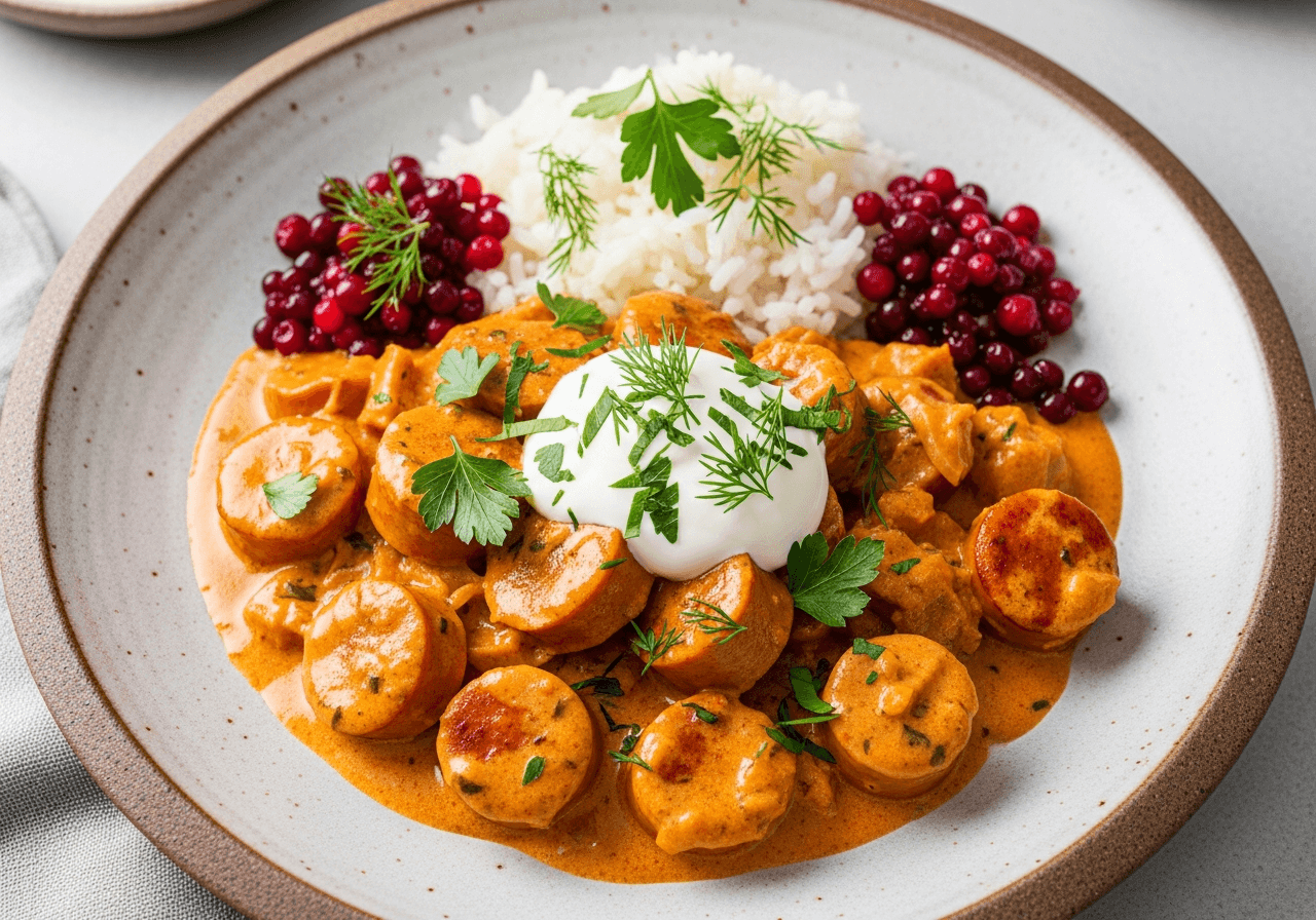 Korv Stroganoff