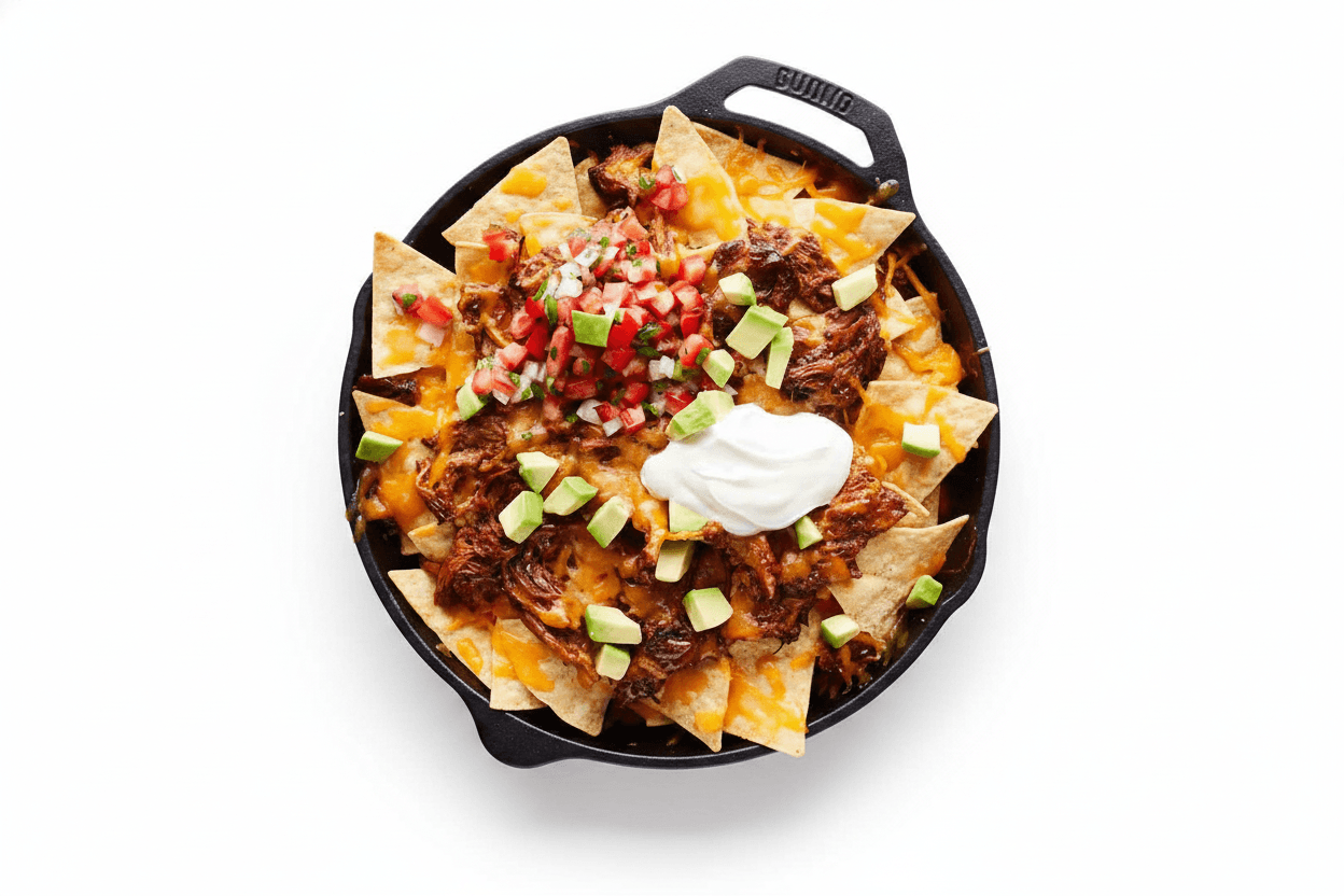 The Memphis Pulled Pork BBQ Nachos