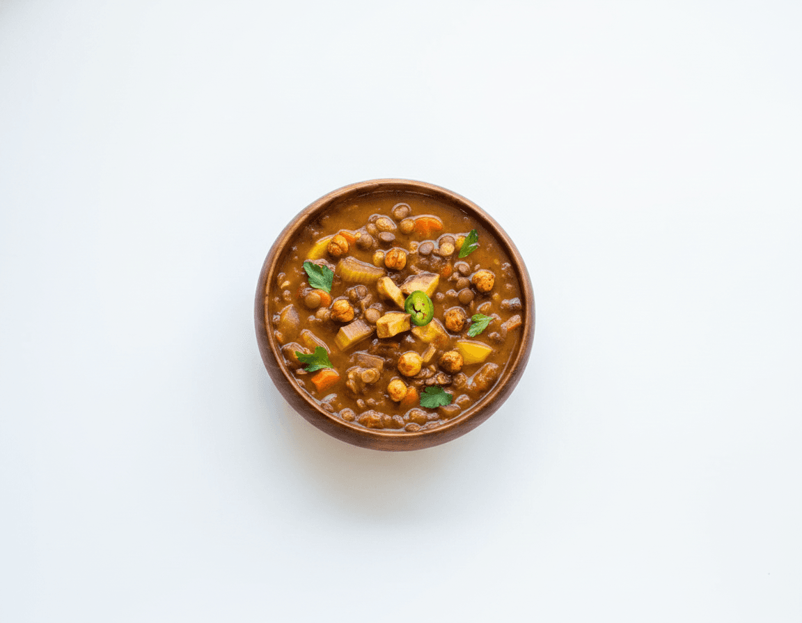 Potaje de Lentejas a la Criolla
