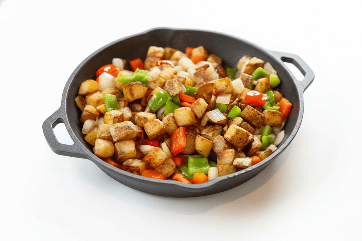 Mickey's Cast-Iron Hash Browns O'Brien