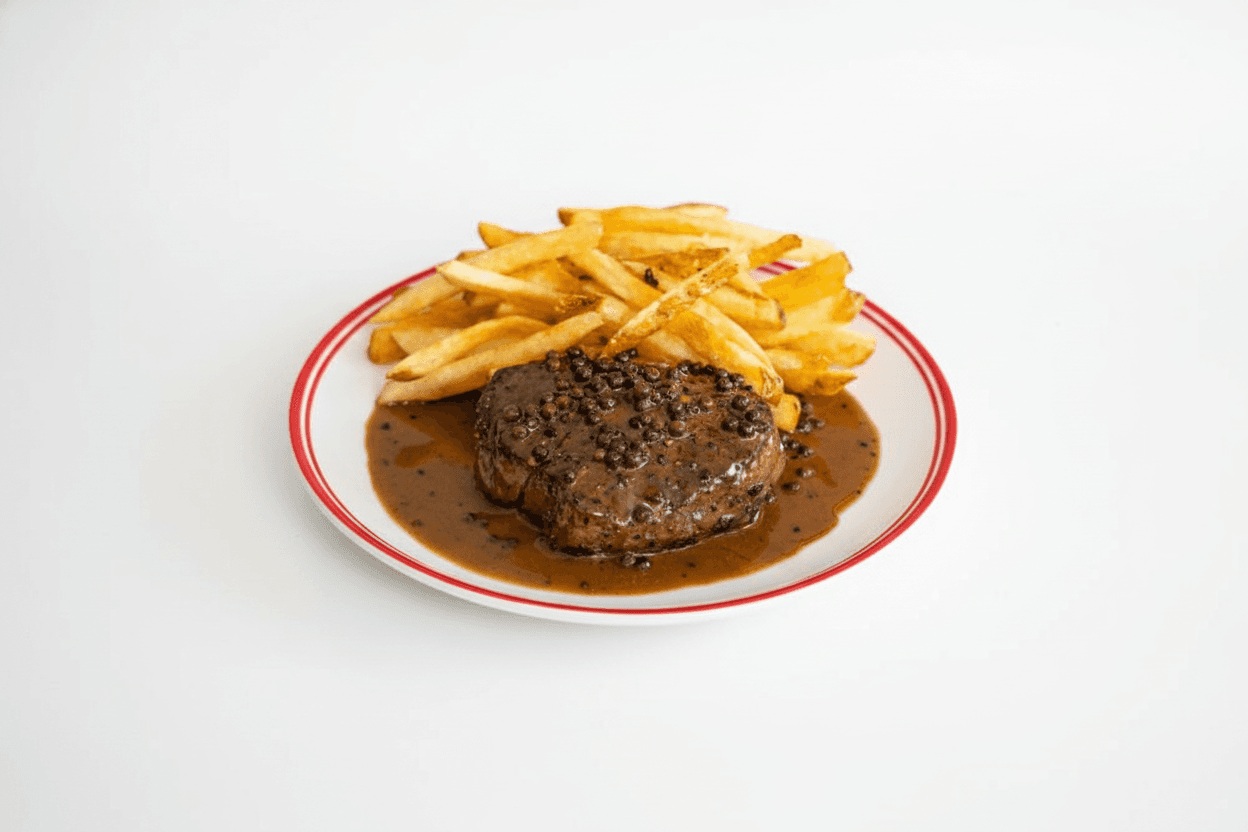 Steak Frites au Poivre