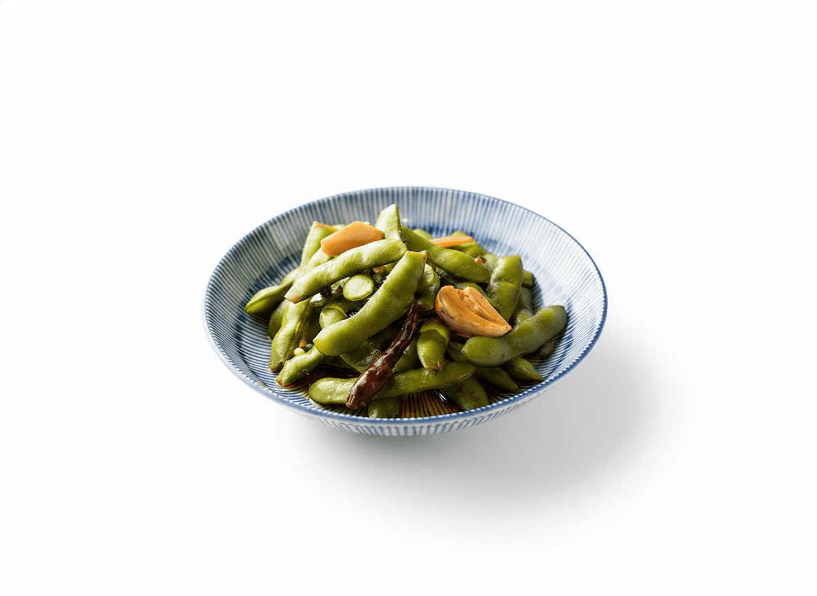 Local-Style Spicy Garlic Edamame