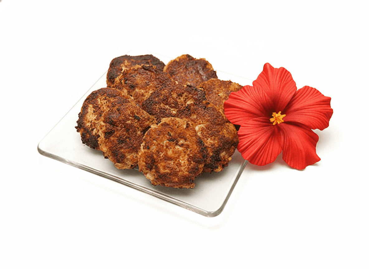 Okazuya-Style Corned Beef Hash Patties