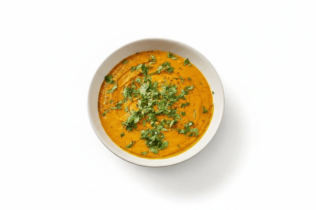 Irish Cafe Carrot and Coriander Soup