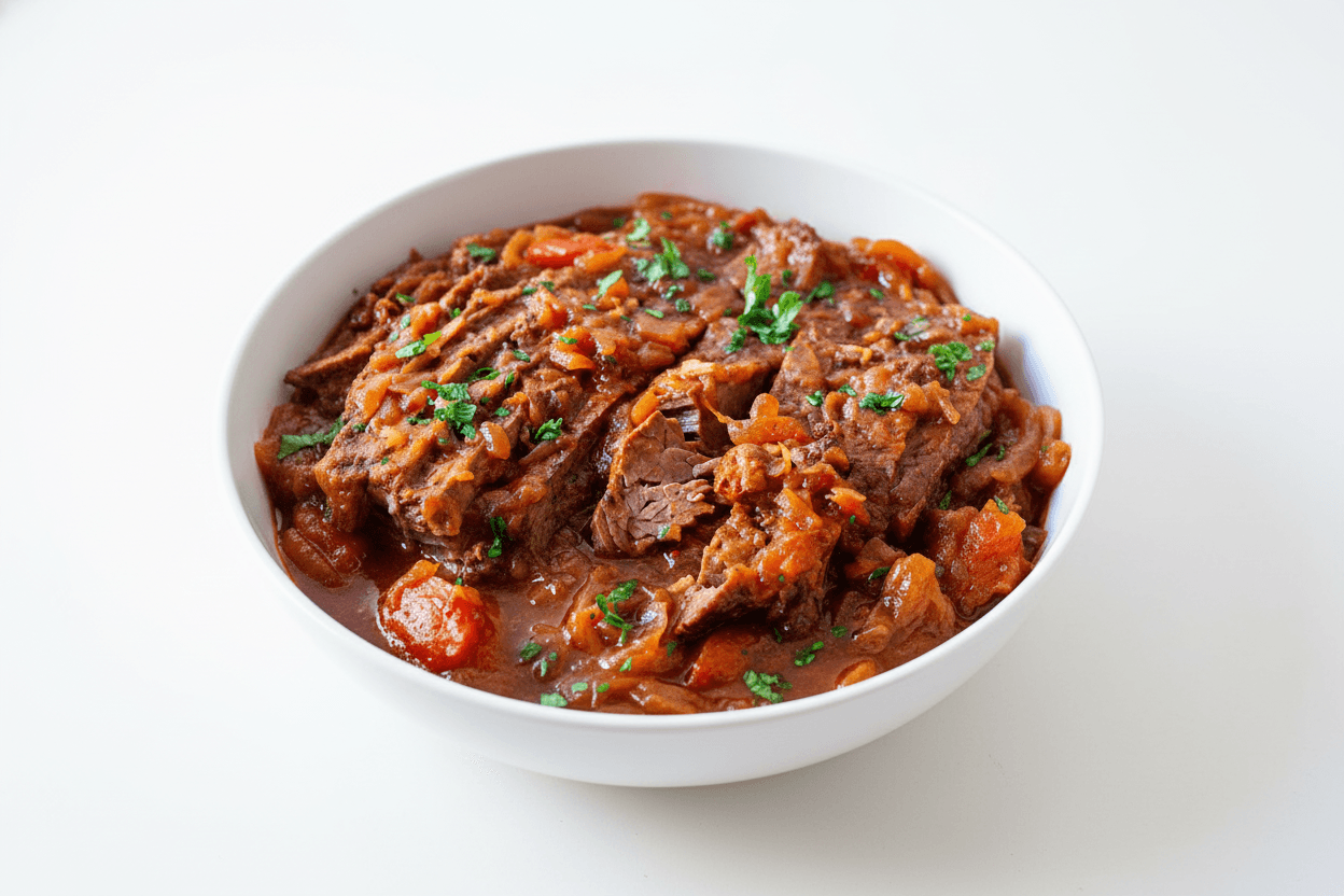 Shaved "Brisket" and Onions