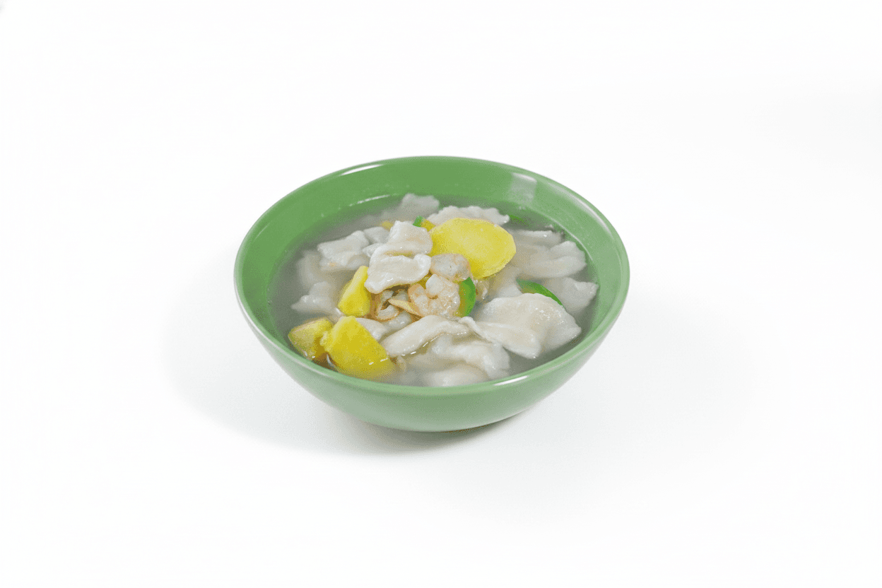 Rainy Day Sujebi with Anchovy-Kelp Tablets