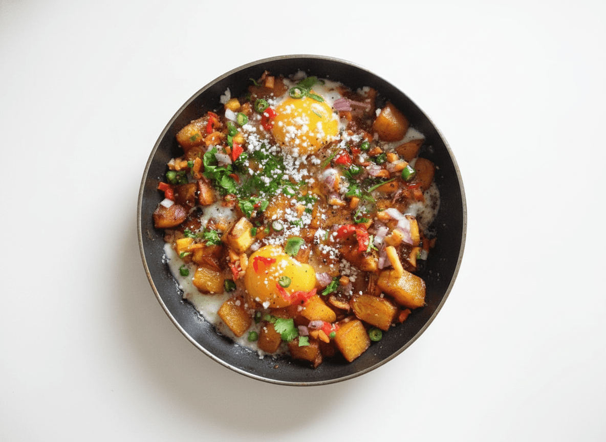 Pan-Fried Dodo & Spicy Omelet