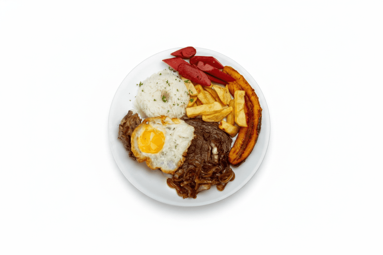 Bistec a lo Pobre
