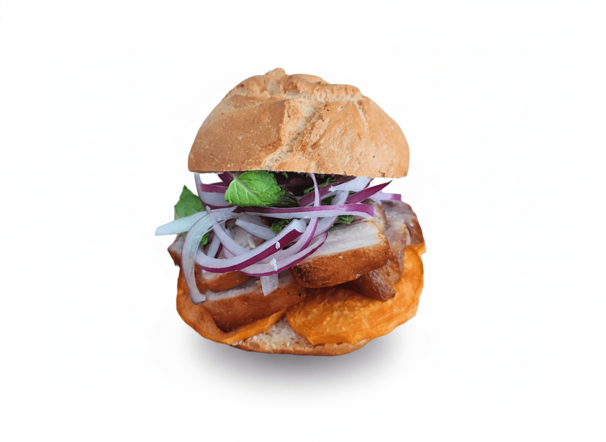 Pan con Chicharrón