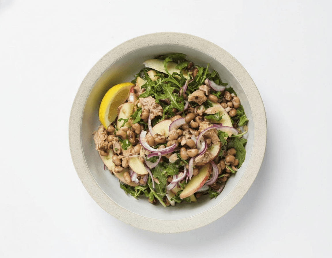 Salada de Atum e Feijão Frade