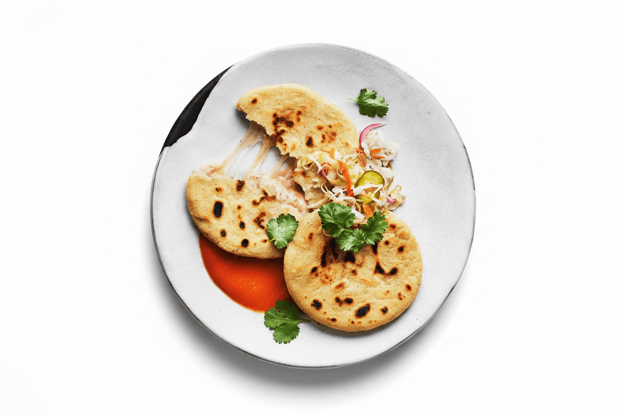 Pupusas de Frijol con Queso