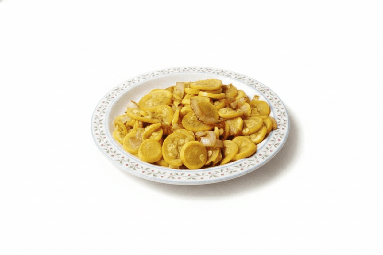 Shortcut Skillet Yellow Squash and Onions