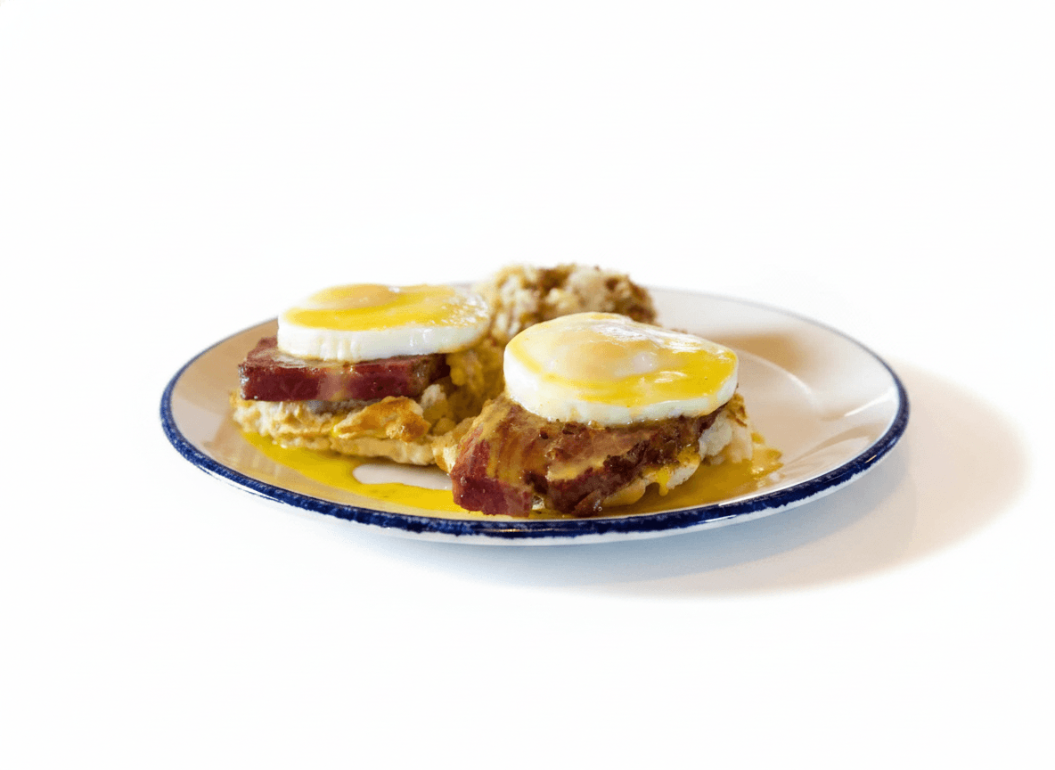 Stone-Ground Grits with Caramelized Fried Bologna