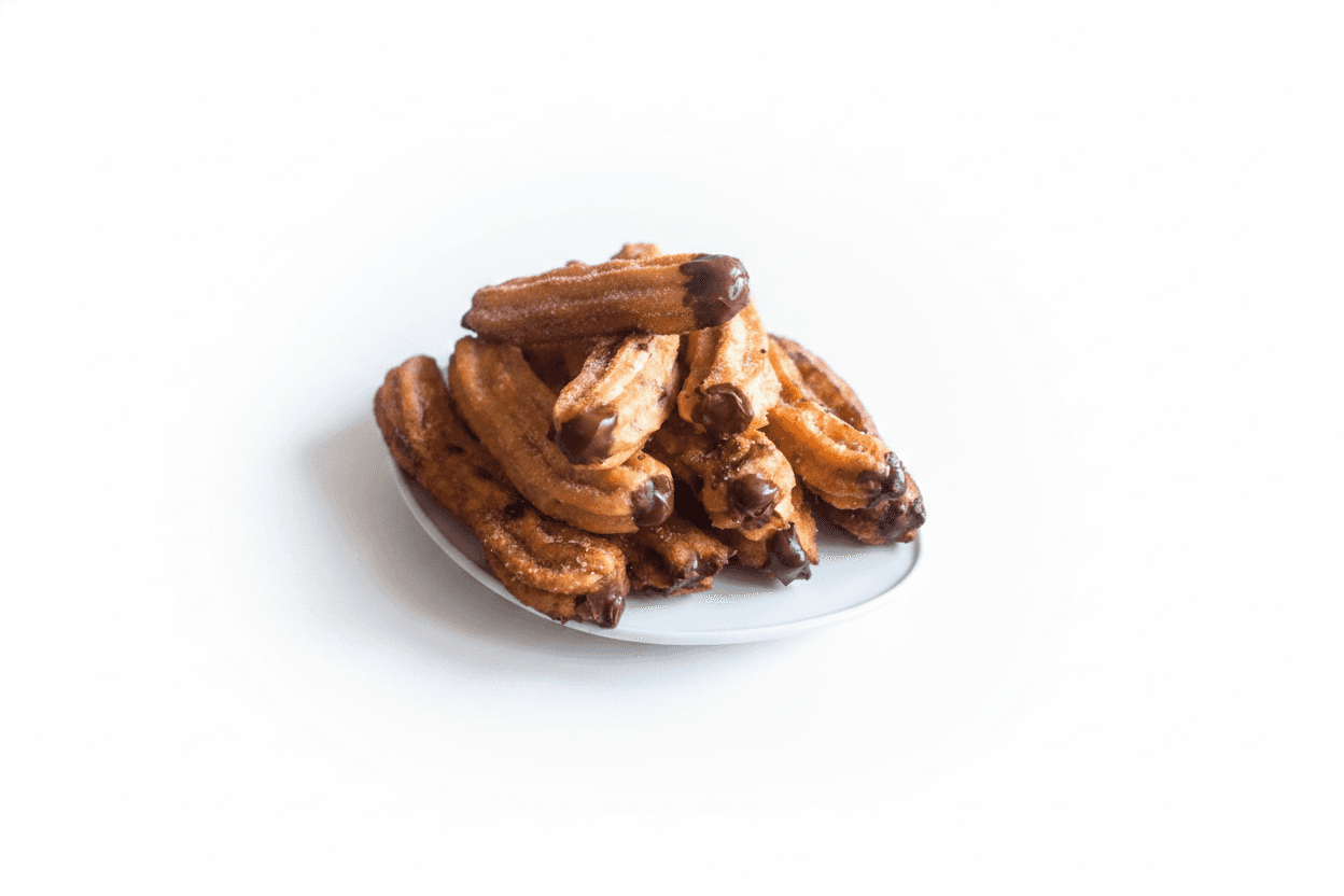 Churros Rellenos con Chocolate