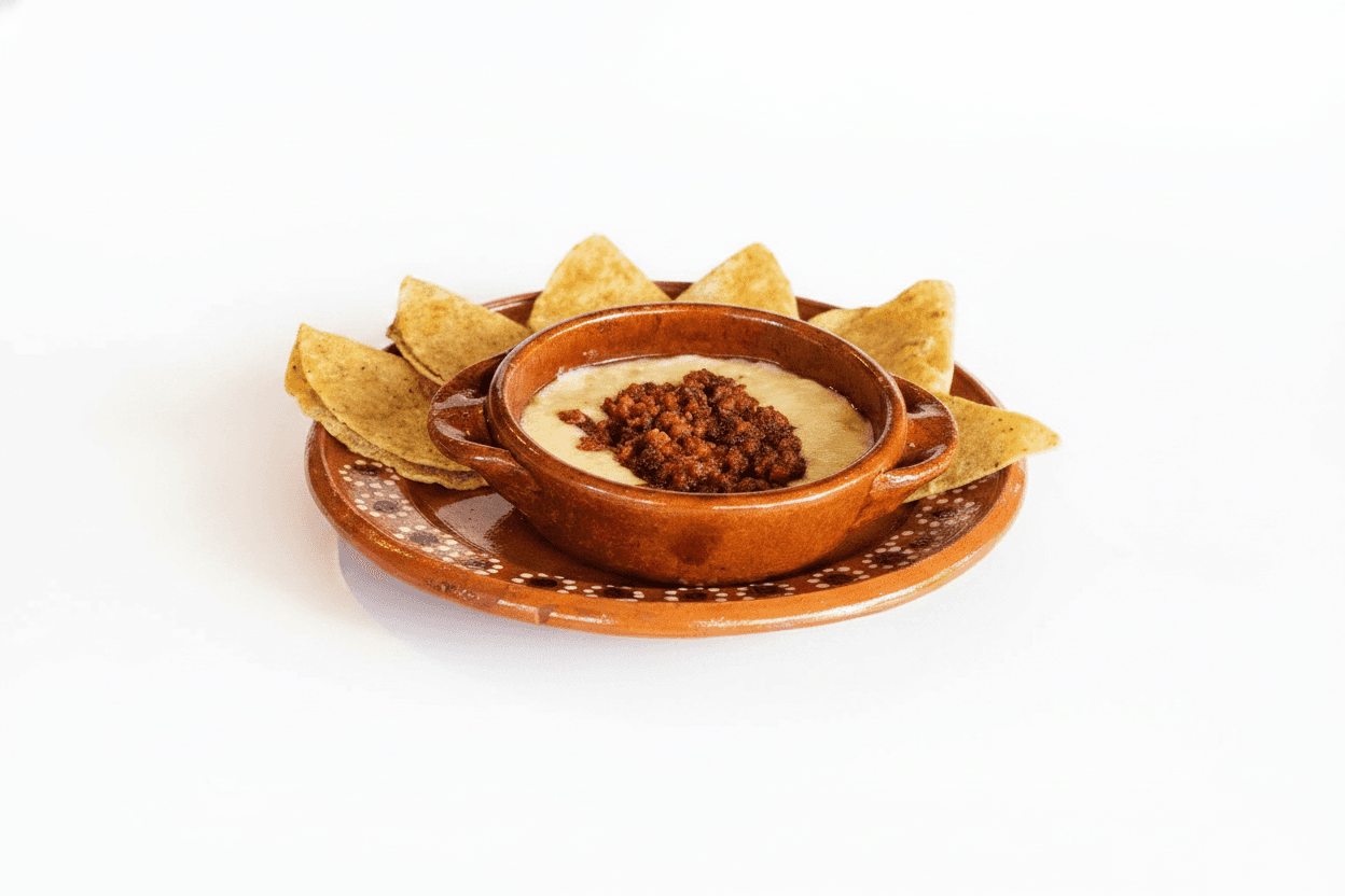 Queso Flameado con Chorizo