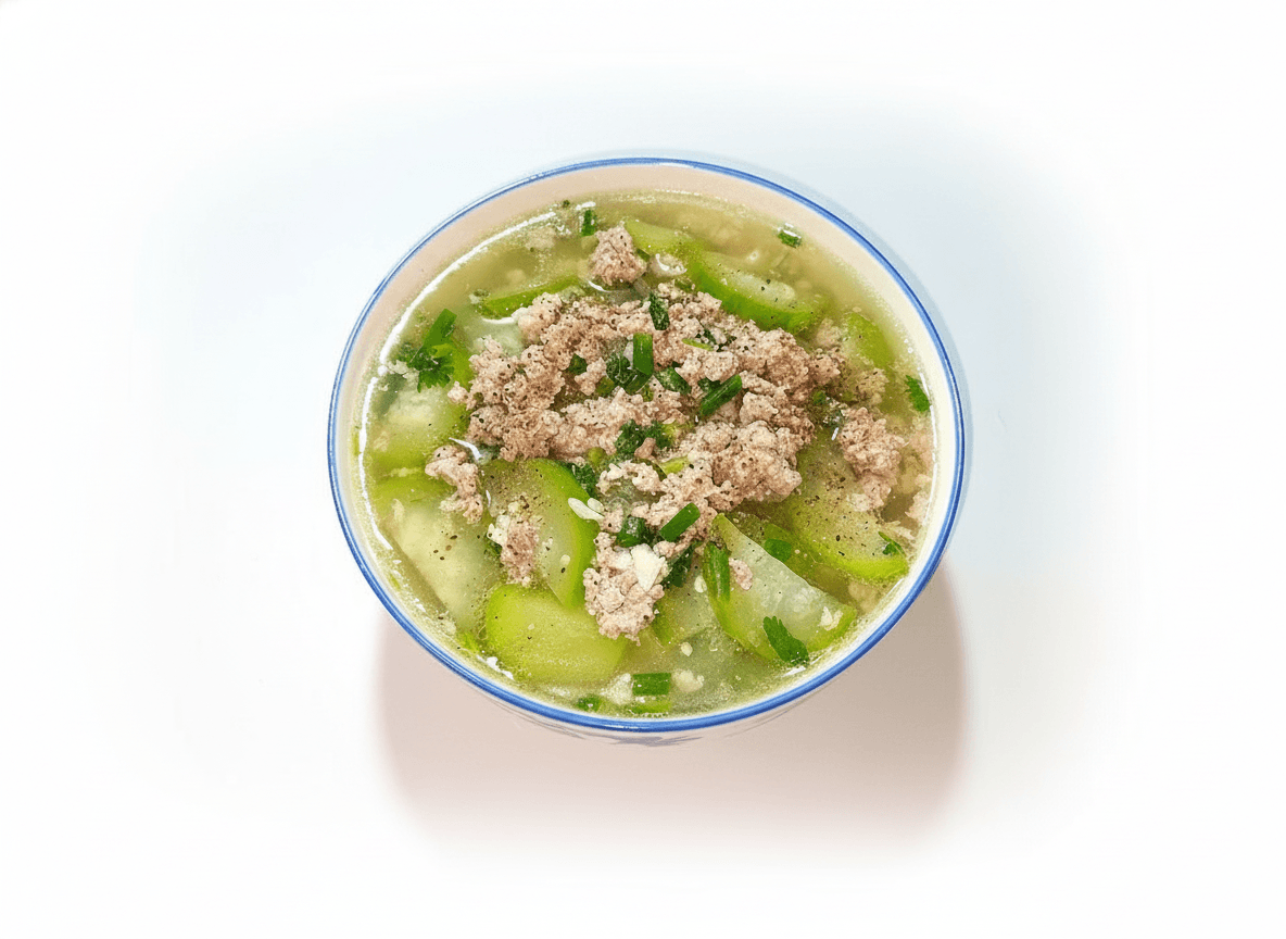 Canh Bí Đao Thịt Băm