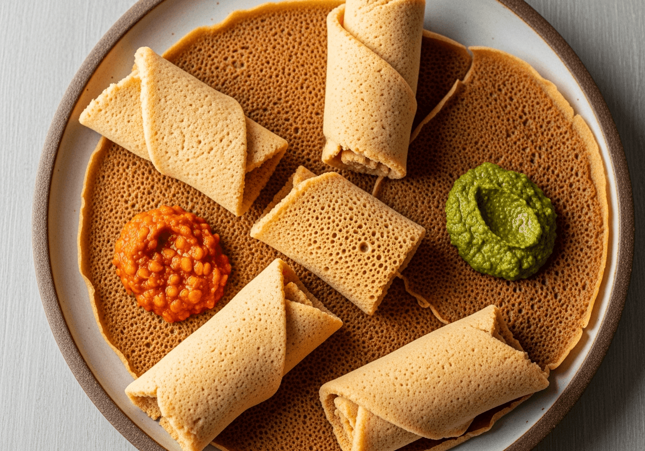 Yemeteshebo Injera (The Quick-Pour Club Soda Flatbread)