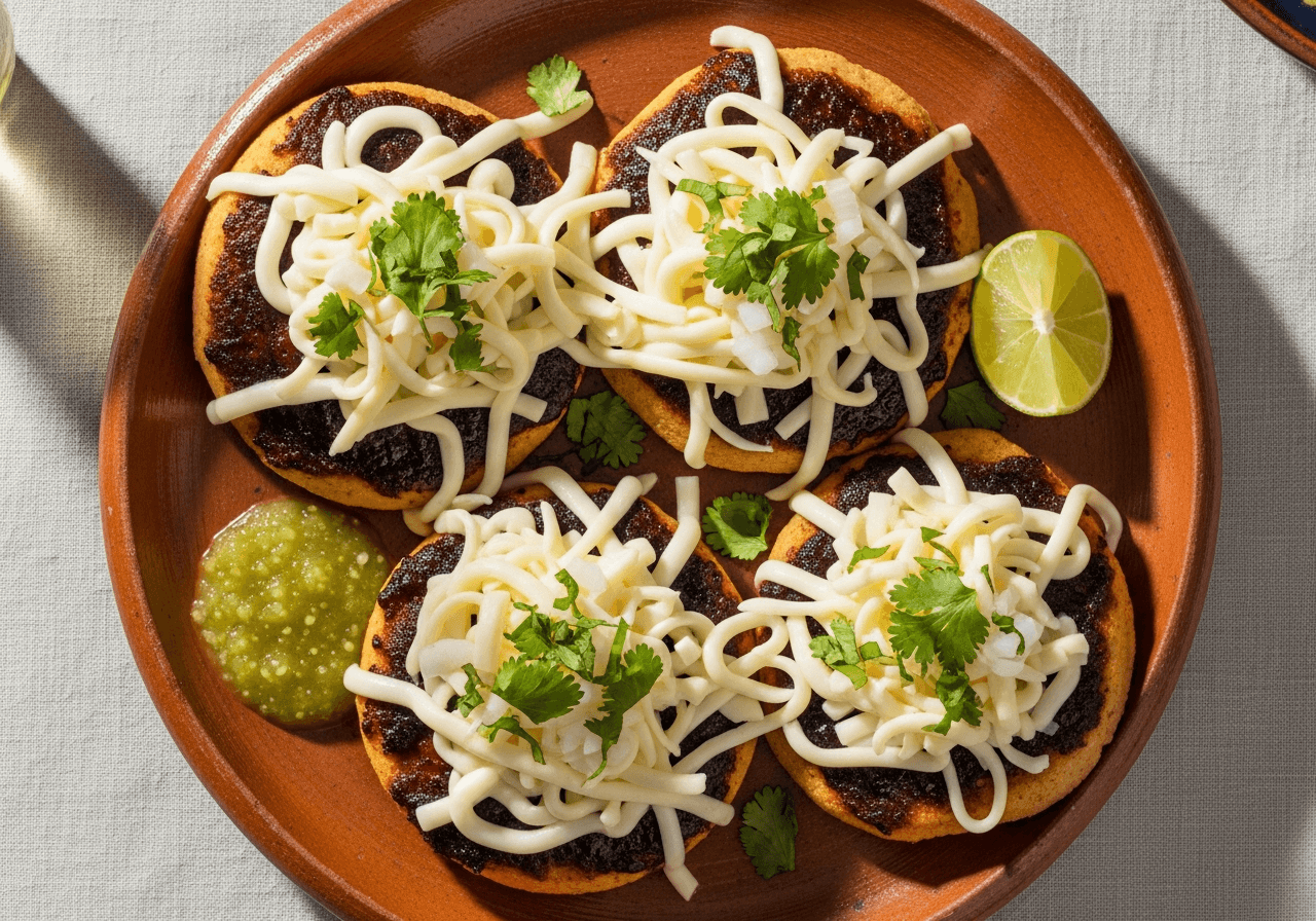 Authentic Memelas con Asiento y Quesillo