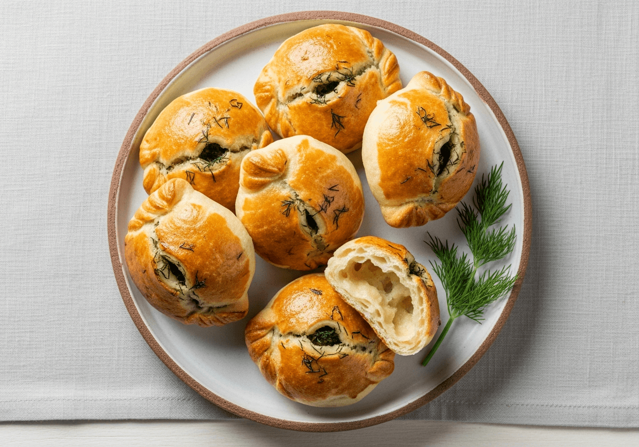 Mayasız Dereotlu Poğaça