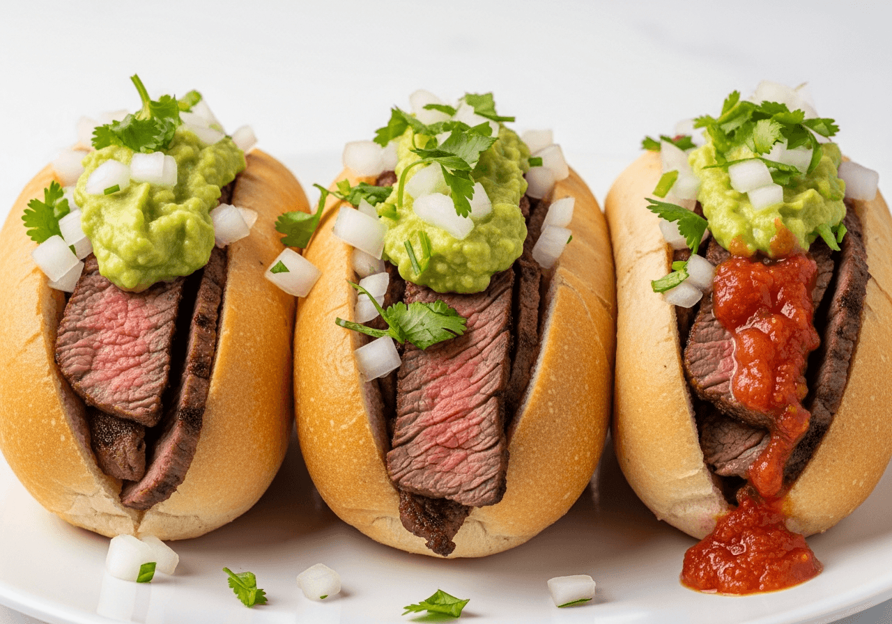 Lonches de Bistec Estilo Nuevo Progreso