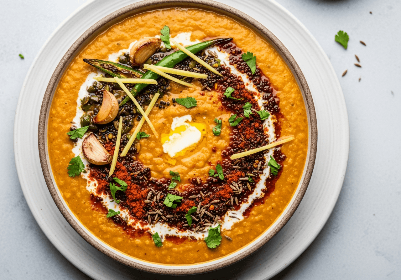 Dhaba-Style Double Tadka Dal