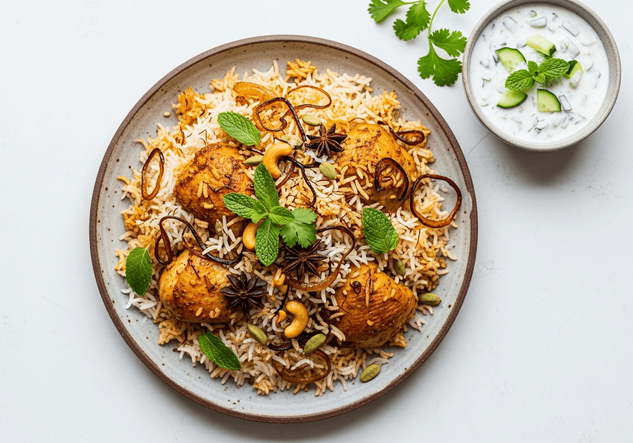 Instant Pot Awadhi Murgh Biryani