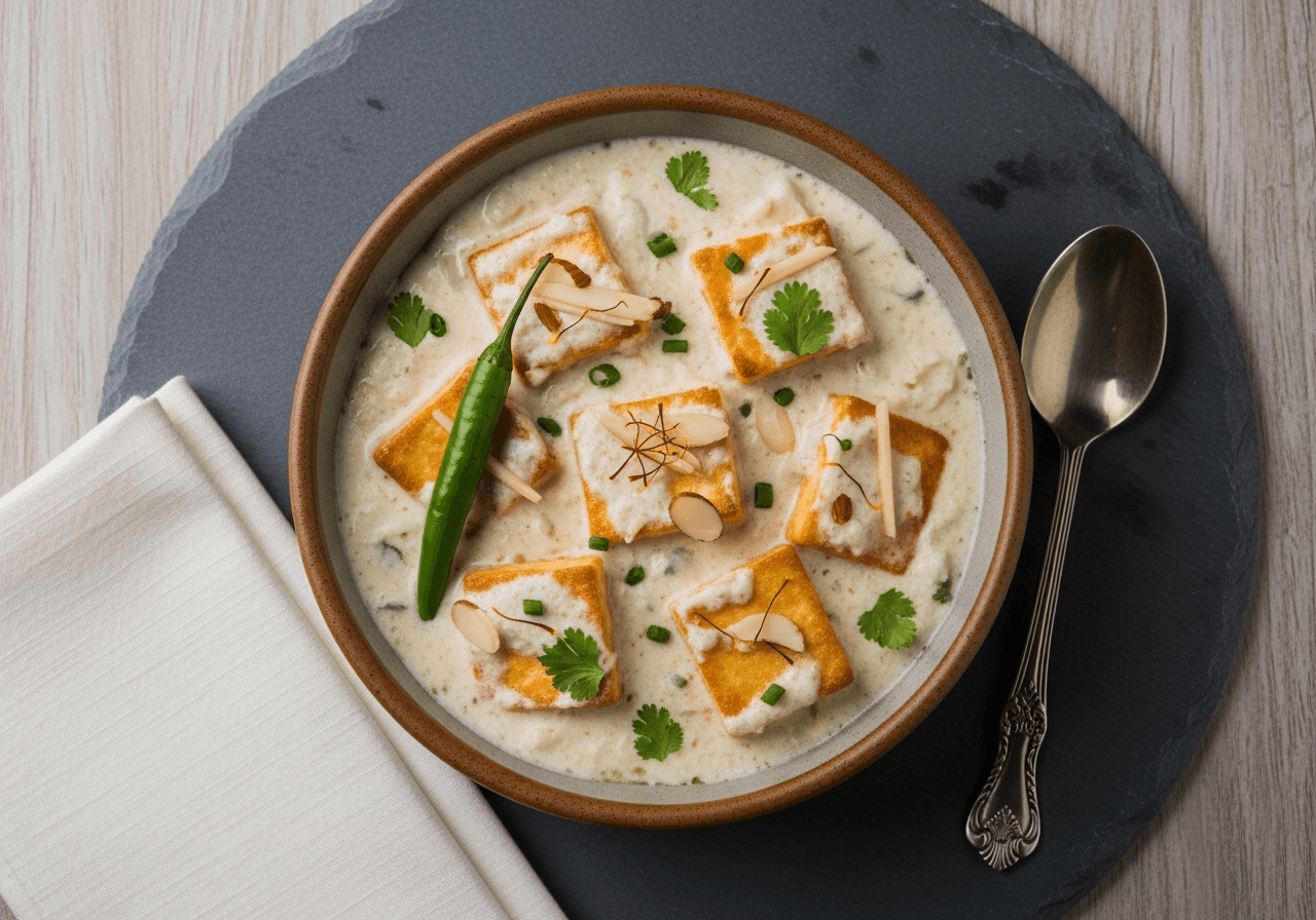 Mughlai Safed Shahi Paneer