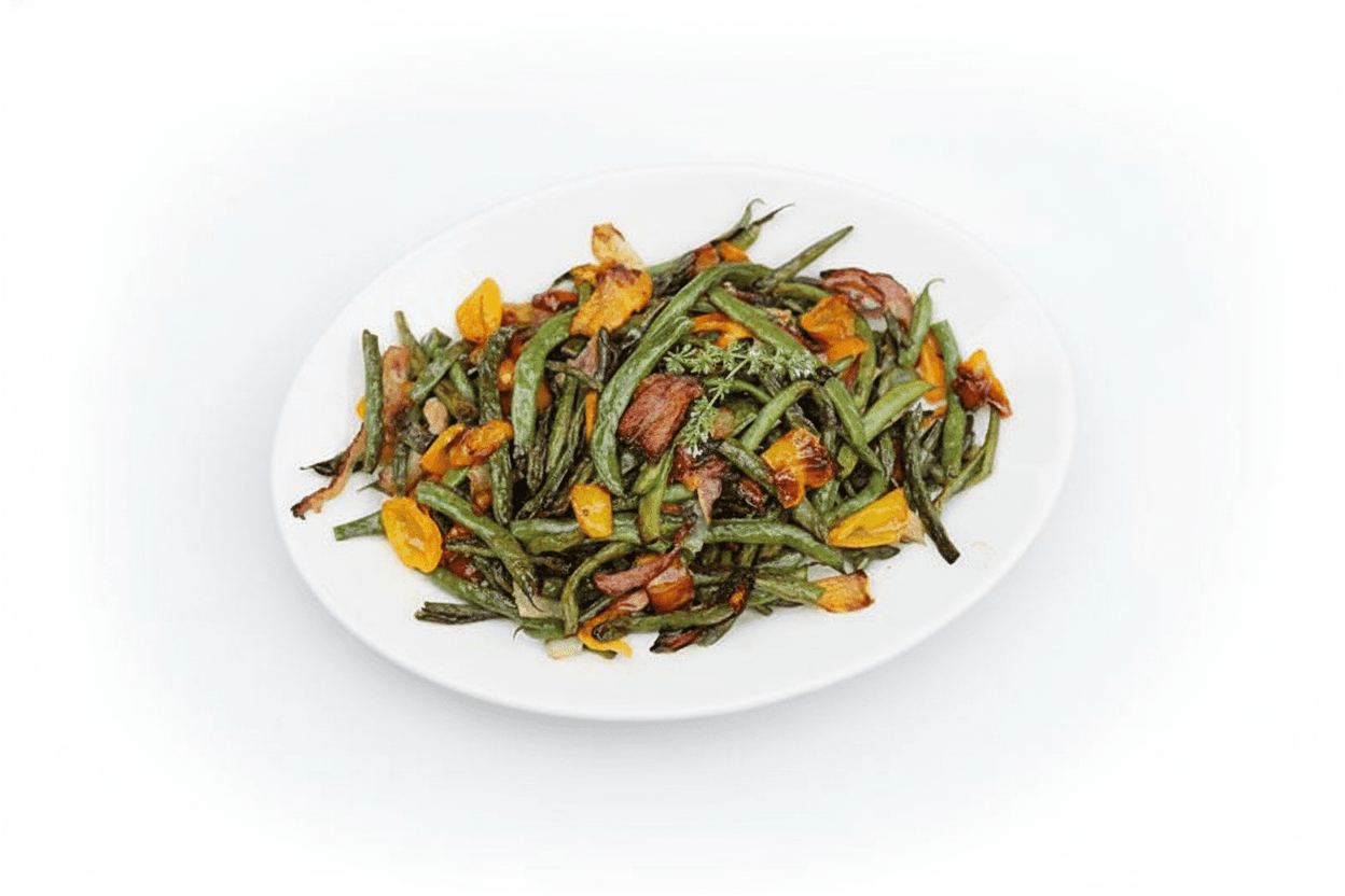 Blistered Green Beans with Crispy Prosciutto