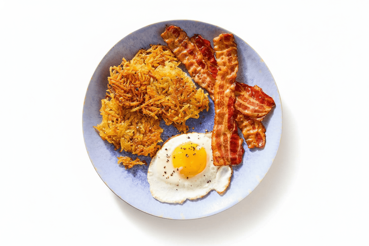 The Diner-Style Food Processor Hash Browns & Eggs