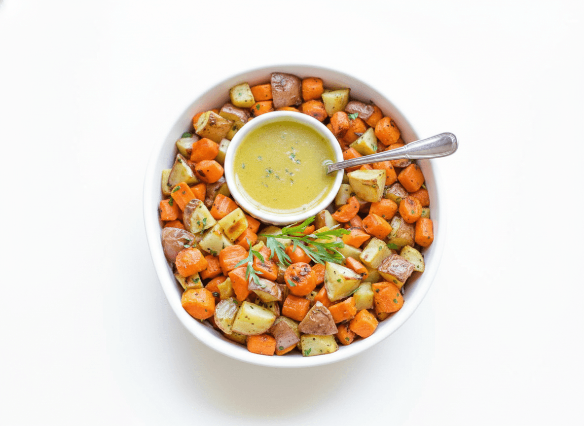 The "Sunday Roast" Blistered Carrots and Celery Root