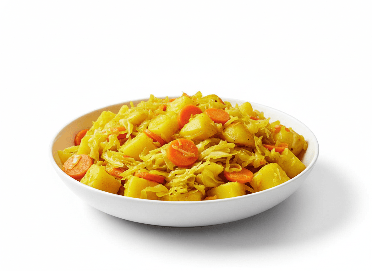 Turmeric & Cumin Sheet Pan Cabbage and Baby Potatoes