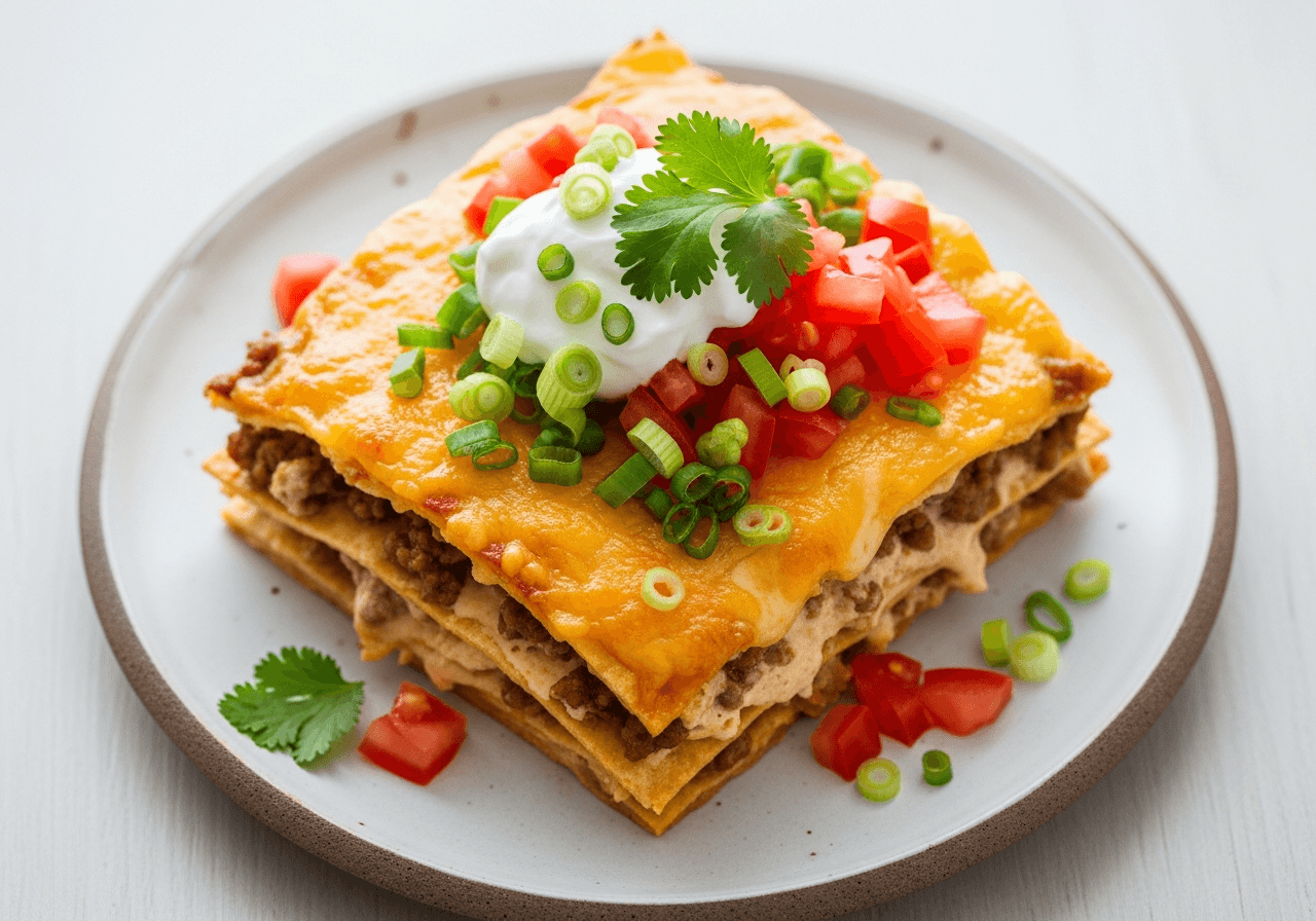 Creamy Swedish Taco Casserole