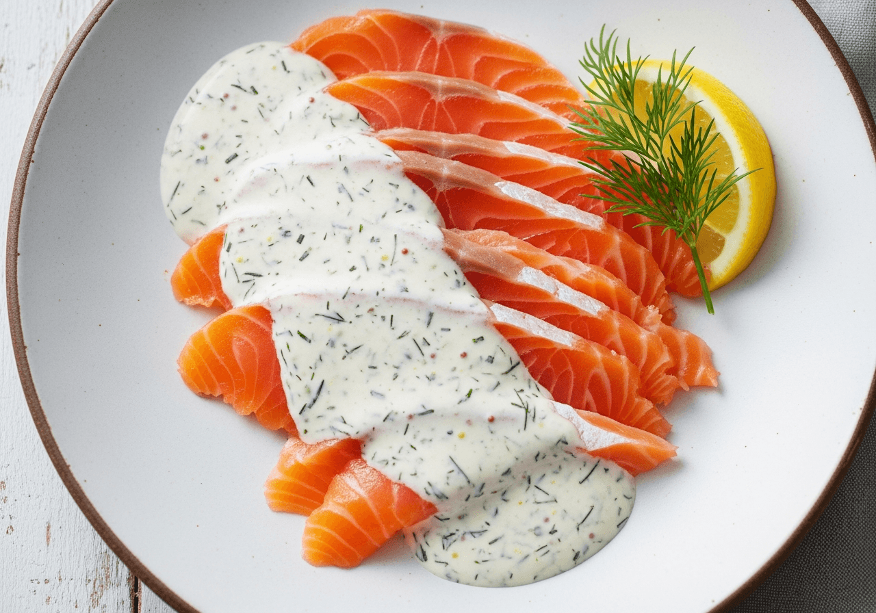 Head-Waiter's Sauce with Cured Salmon