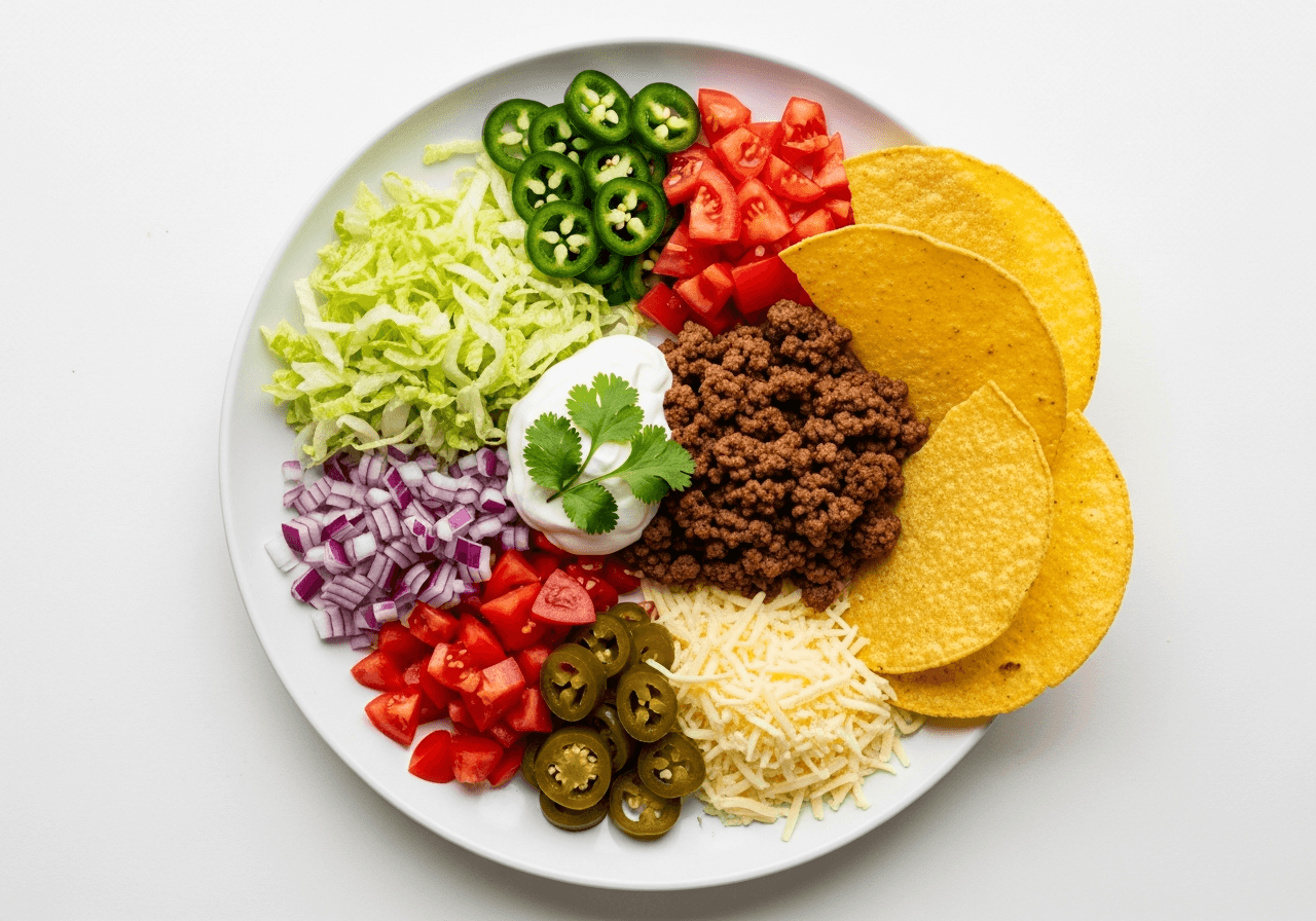 The Classic Swedish Taco Spread