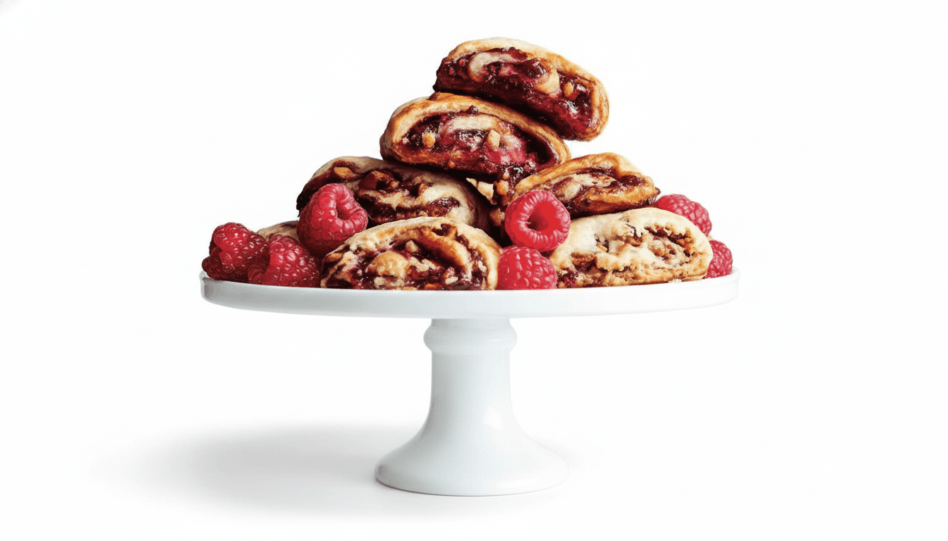 Raspberry & Chocolate Rugelach