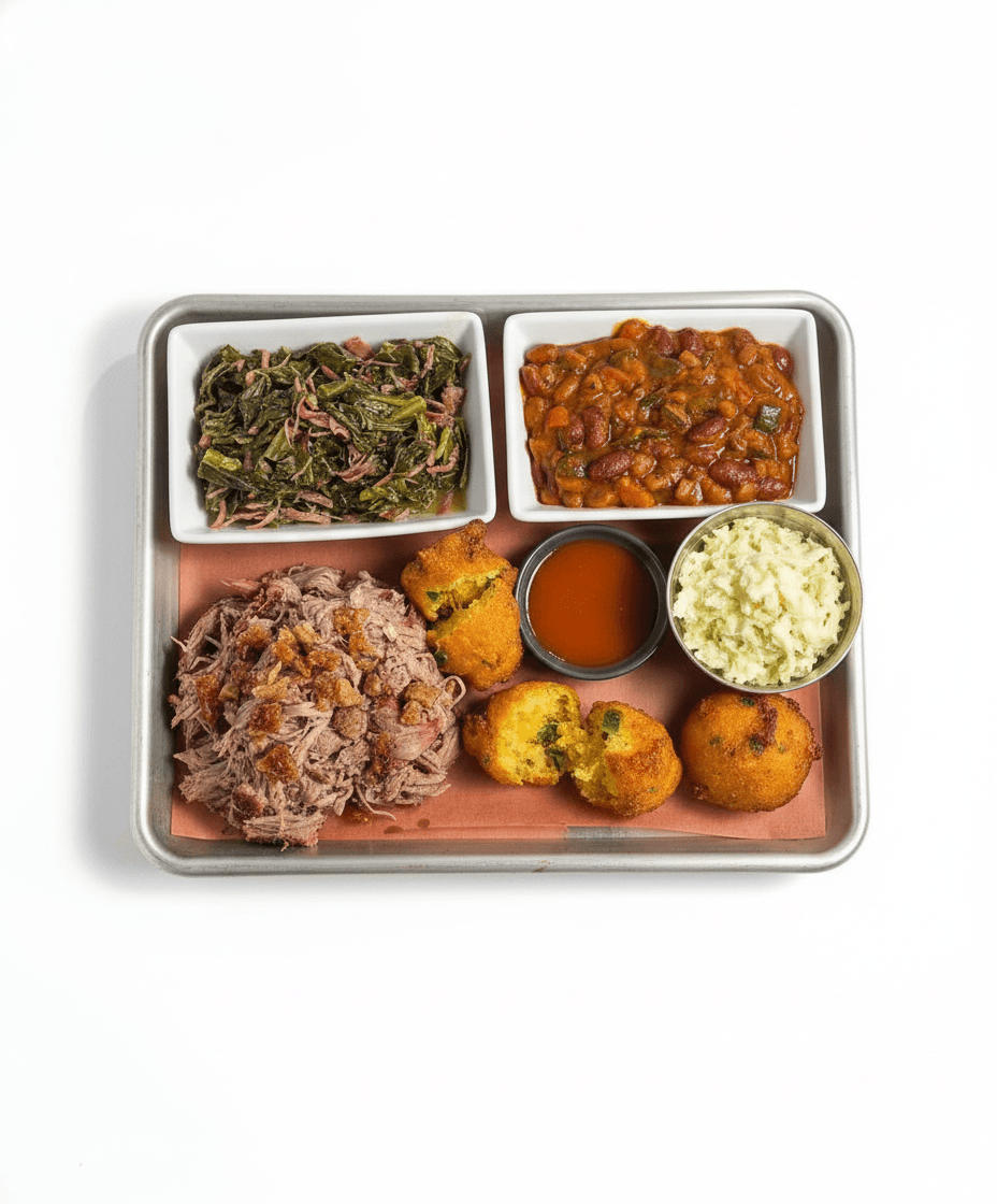 The Authentic Eastern NC BBQ Tray