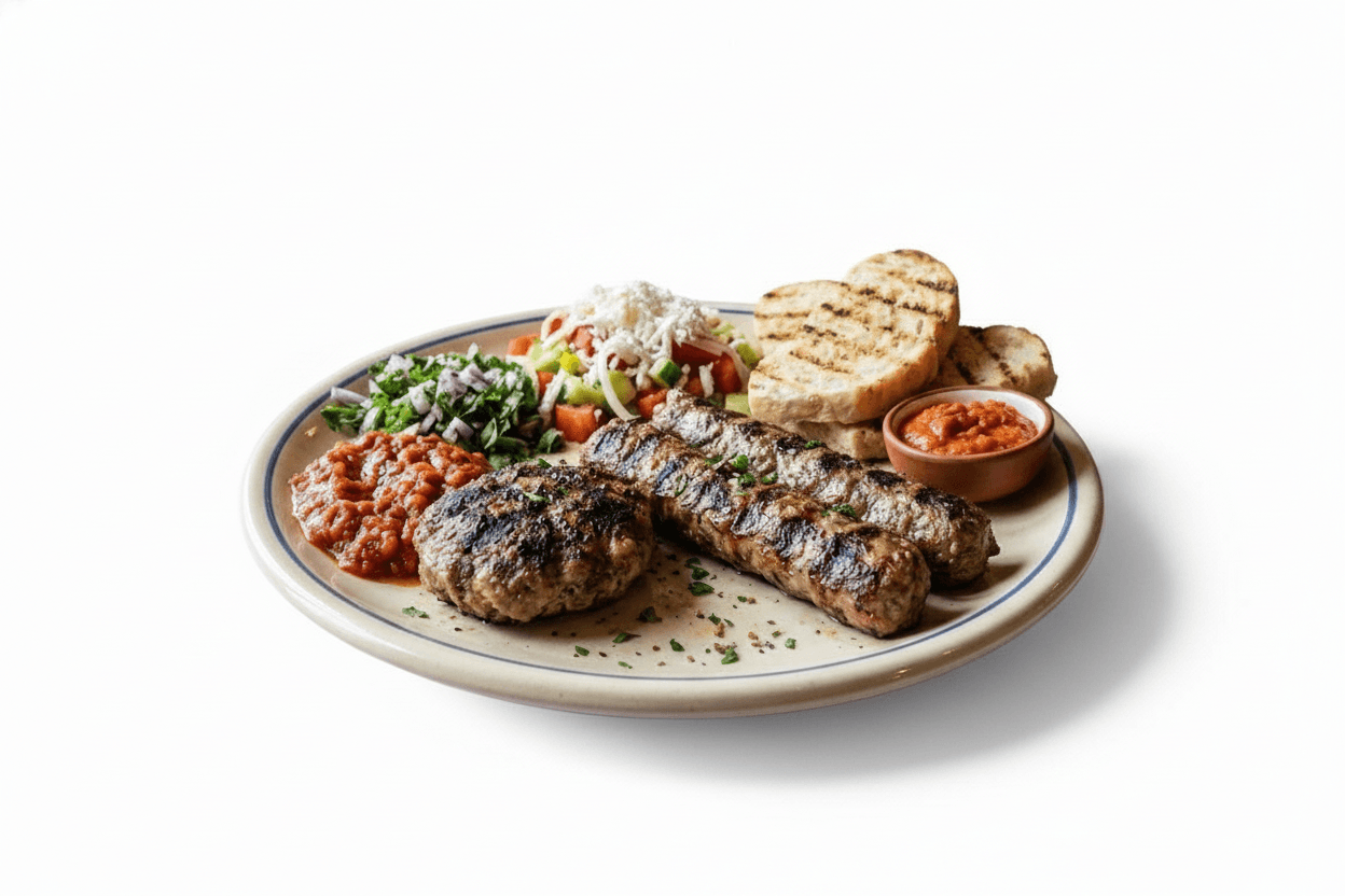 Cast-Iron Kyufte & Kebapche