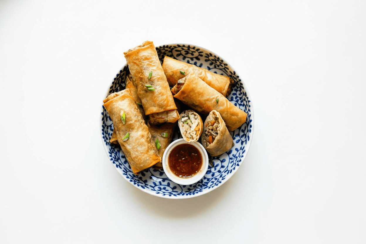 Classic Crispy Pork Egg Rolls