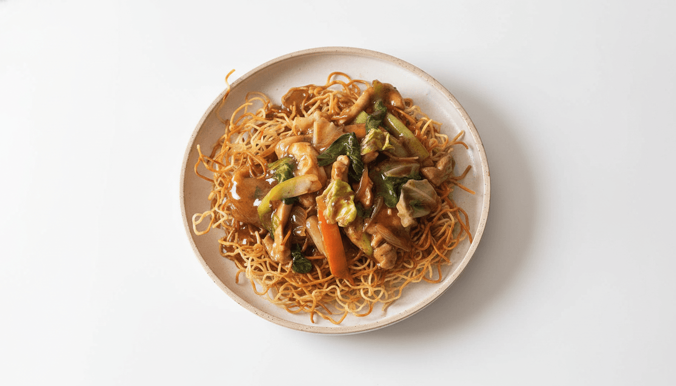 East Coast-Style Crispy Chicken Chow Mein