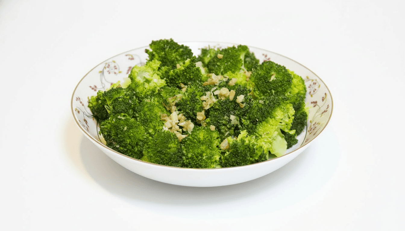 Takeout-Style Steamed Broccoli in Master White Sauce