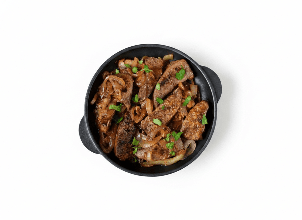 Empire Diner Calf's Liver and Onions
