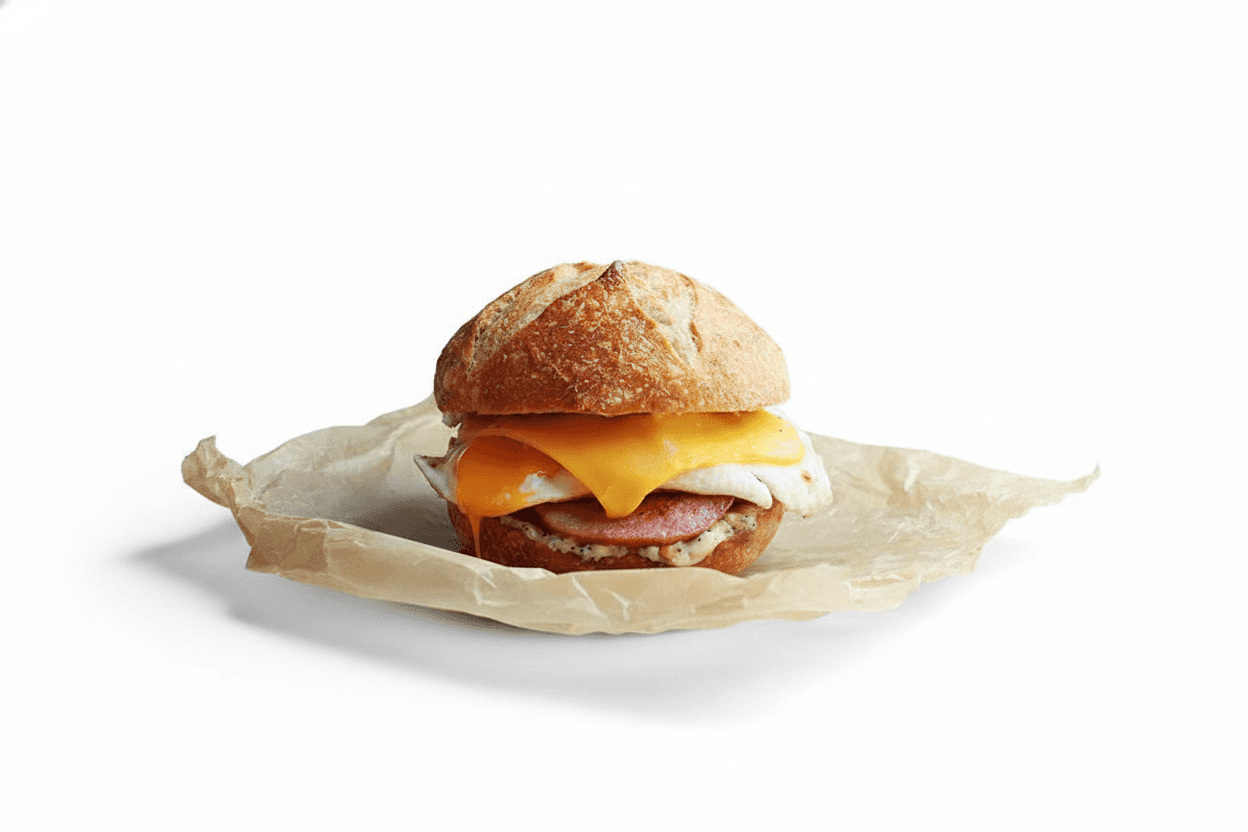Mick Jagger Taylor Ham & Egg Sandwich