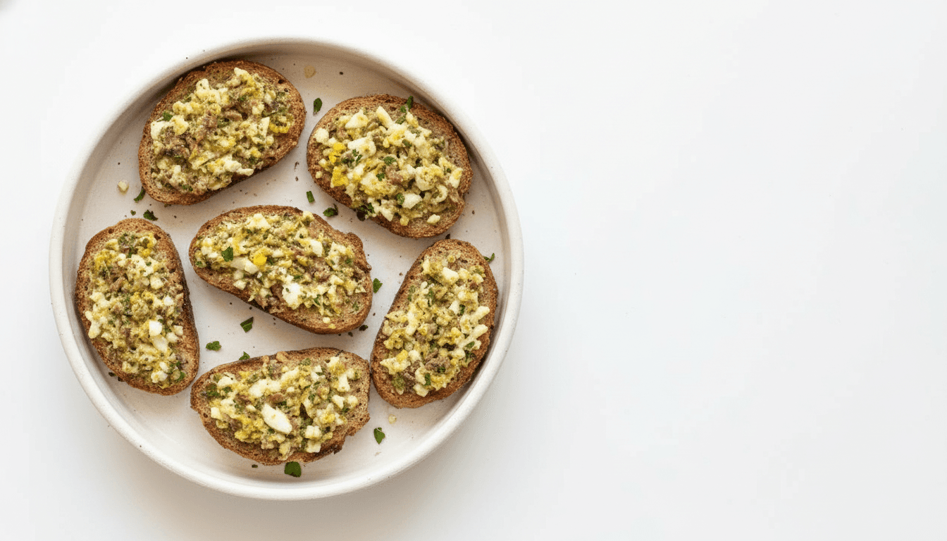 Croûtons à l'Anchoïade et Beurre de Baratte