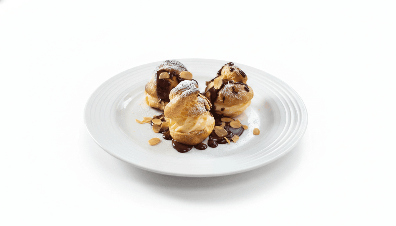 Profiteroles au Chocolat Chaud