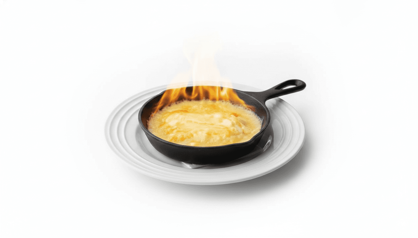 The Chicago "Flaming" Saganaki