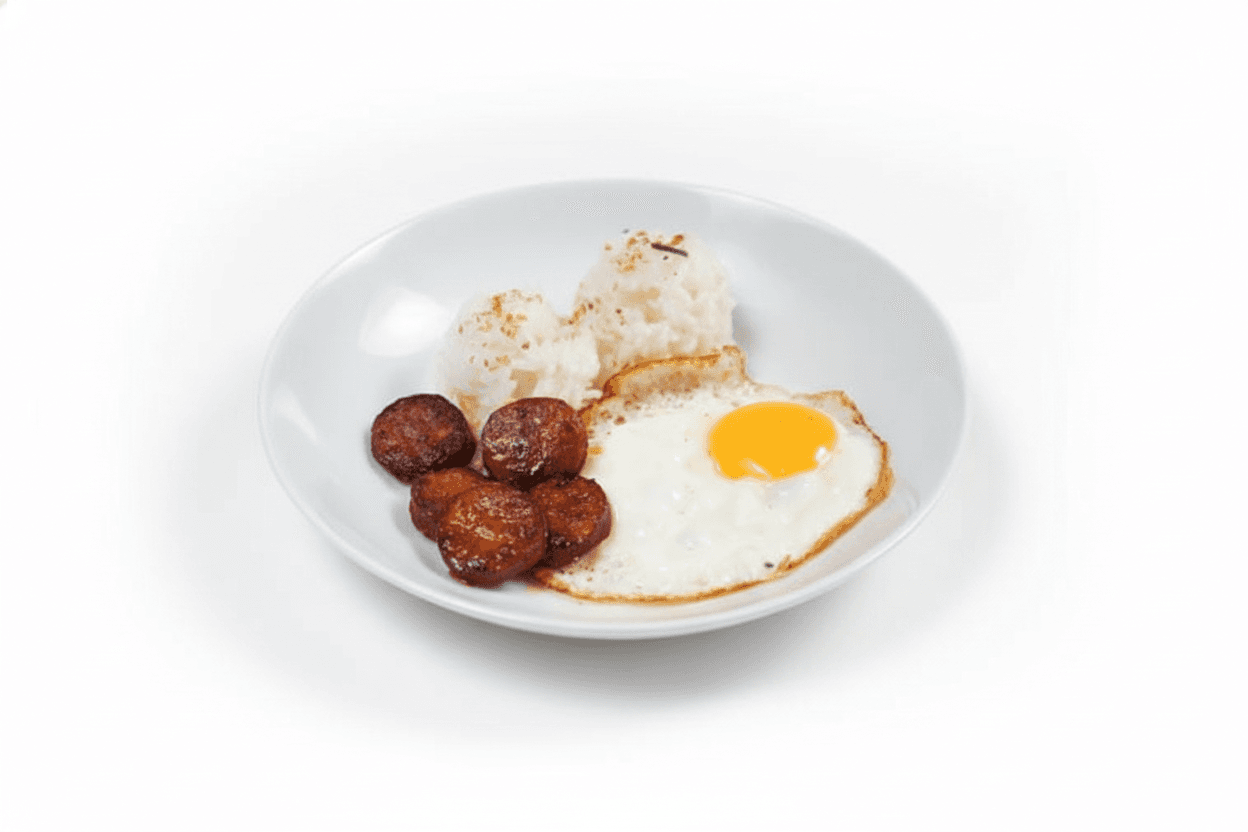 Portuguese Sausage, Eggs, and Rice