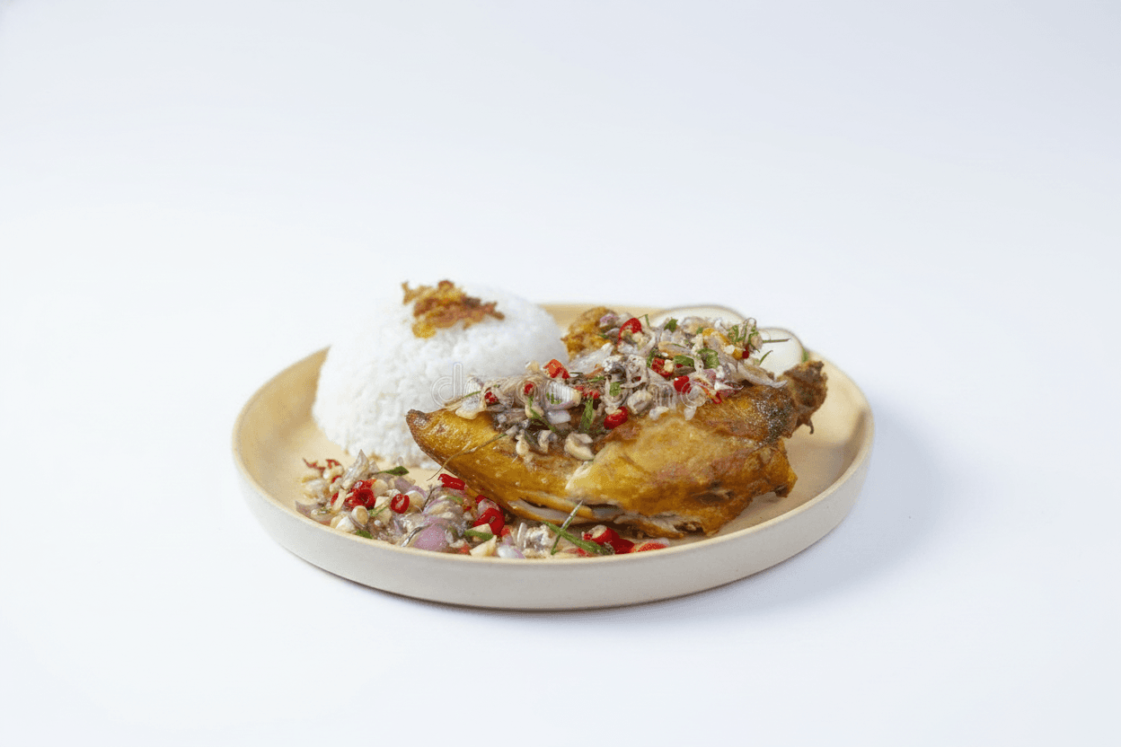 Ayam Pan-Seared dengan Sambal Matah