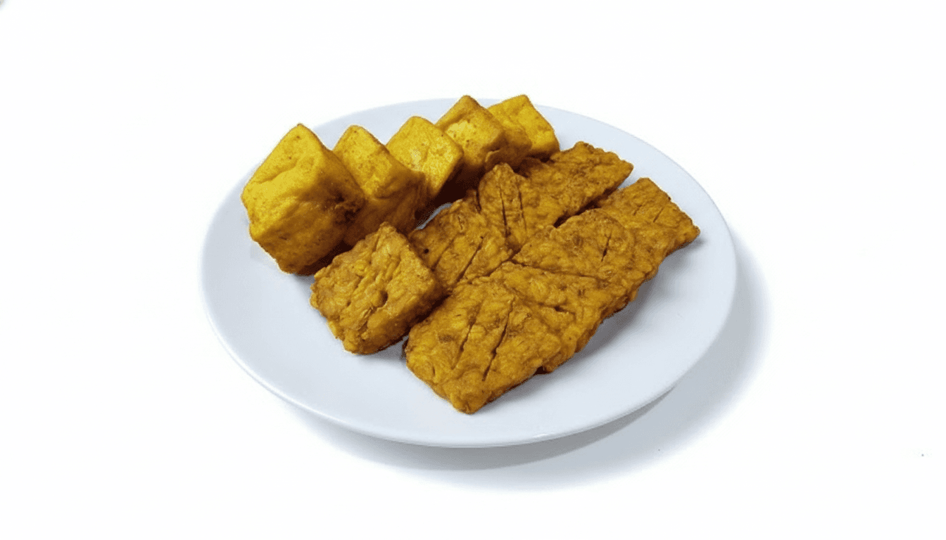 Tahu & Tempe Goreng Bumbu Kuning