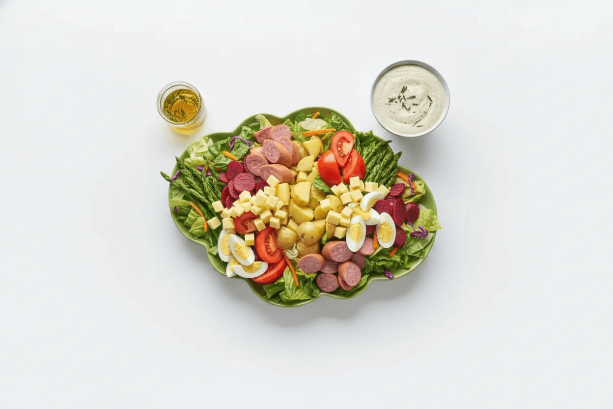 The Untossed "Irish Salad Plate"