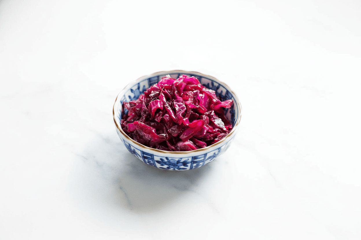 Deconstructed Sweet & Sour Cabbage
